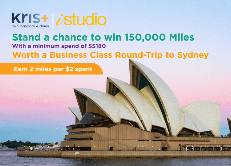 Win 150,000 Miles at iStudio