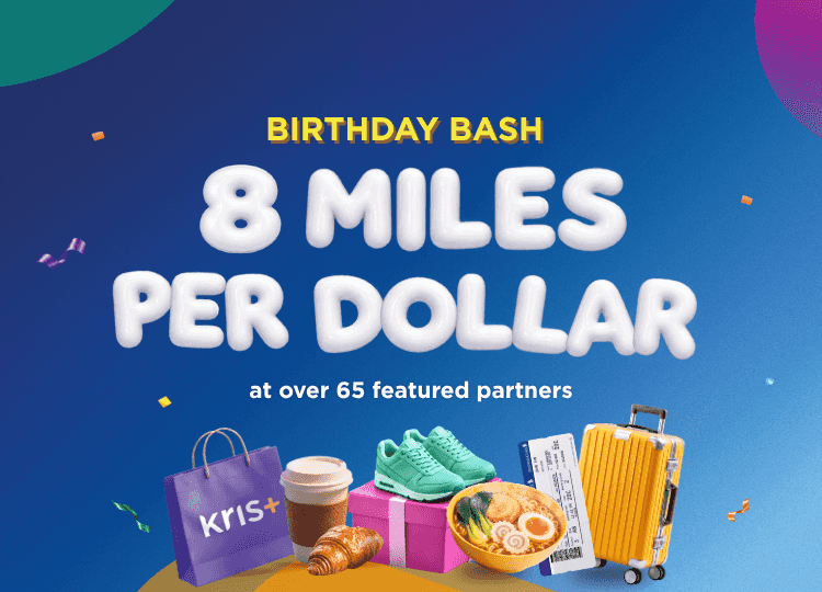 Birthday Bash: Earn 8MPD