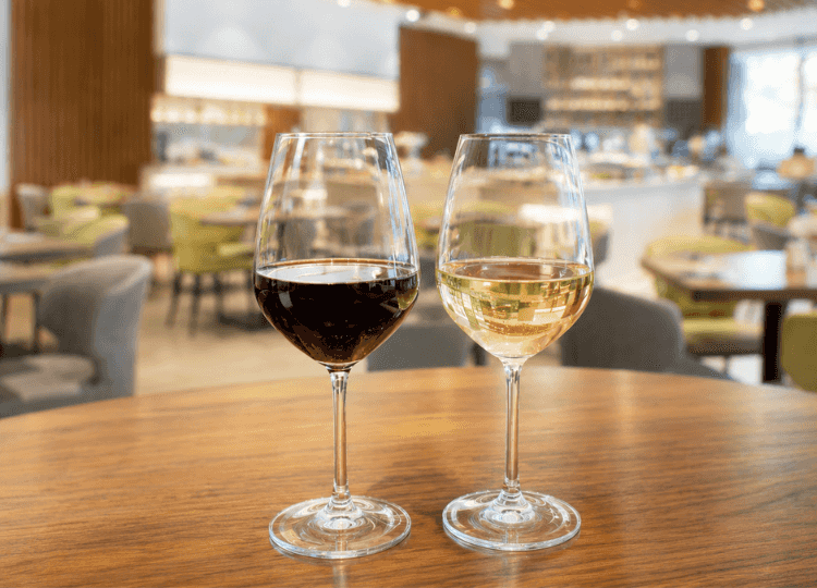 Complimentary Glass of Wine