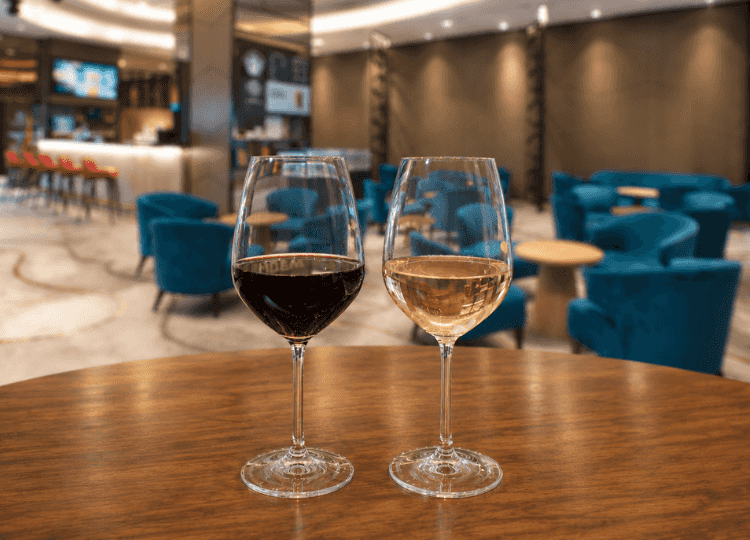 Complimentary Glass of Wine