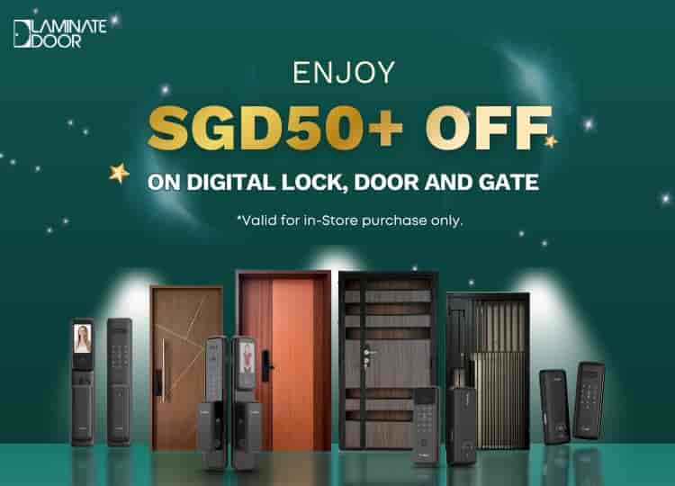 SGD50 Off Digital Locks & Doors Min Spend SGD 1000