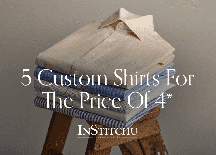 5 Custom Shirts for the Price of 4