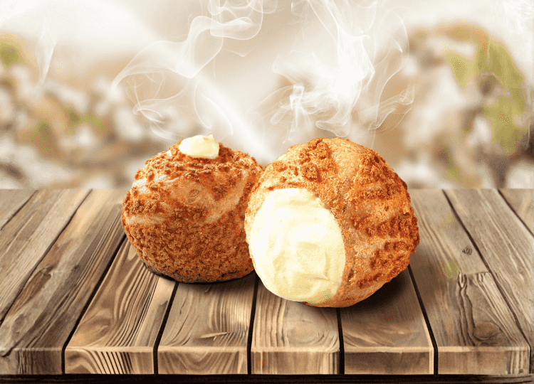 Durian Crispy Cream Puff (4pcs)