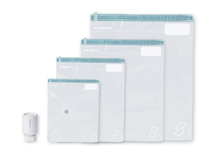 ClearVacuum™ Storage Bag 12pc Set (Electric Pump)