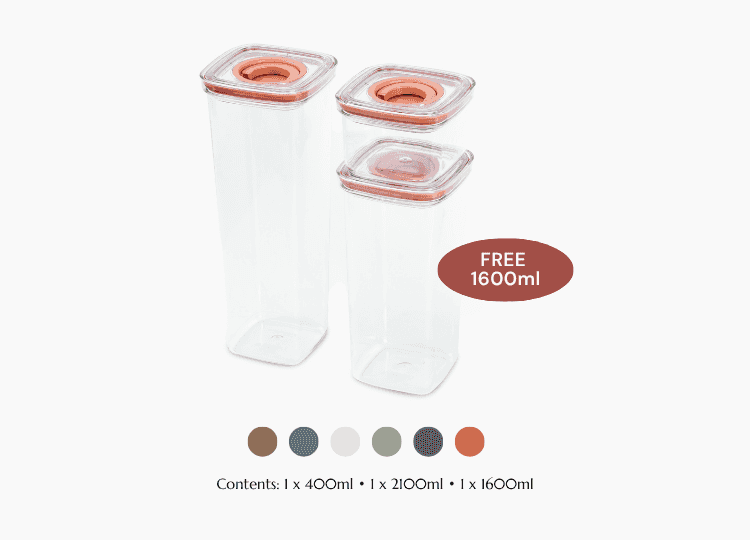 ClarityTwist™ Container Set of 2 + 1 Free
